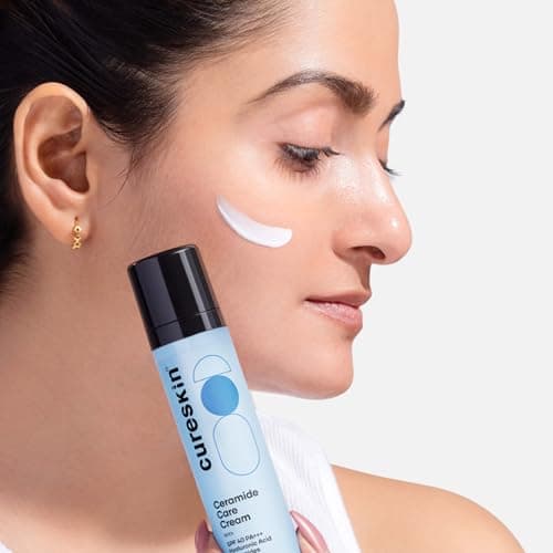 Cureskin Ceramide Moisturiser SPF 40 PA+++ Skin Barrier Repair Face Moisturizer for Men and Women | Hyaluronic Acid Moisturizer for Face | Anti Aging Cream for Women and Men 3