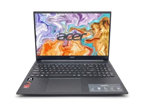 Acer TravelLite TL05 Smart Laptop | AMD Ryzen 7 7730U | 16GB RAM | 512GB SSD | Radeon Graphics | 15.6" FHD | Windows 11 + MS Office 2024 Lifetime | 3 Years Warranty | Black