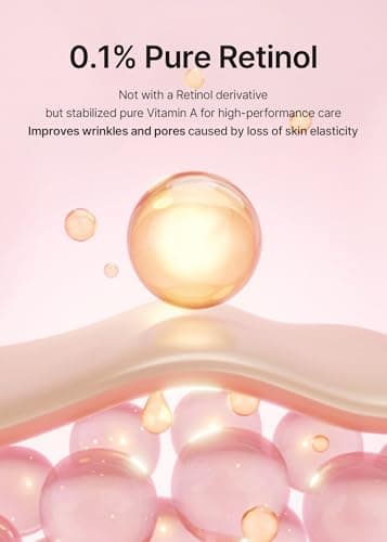 Celimax The Vita-A Retinol Shot Tightening Serum with Pure Vitamin-A, 0.1% Retinol, 9 Peptides & Panthenol for Pore Minimizing, Wrinkles & Fine Lines, Firmer Skin, Anti-Aging, Skin Smoothing (30ml) 3