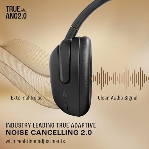 JBL Tour One M3 Award Winning Wireless Over Ear Headphones with ANC 2.0, Hi-Res LDAC Audio,Spatial 360 Sound, 8 Mics - Perfect Calls with Crystal AI,70Hrs Playback, Black 3
