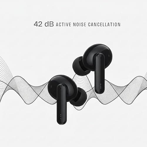 NakshSales Wireless Earbuds Bluetooth 5.3 TWS Earphones Full Touch Control Headphones Built-in Microphone Premium Sound Quality Ensure Fast Stable & Connection With Type C Charger 5