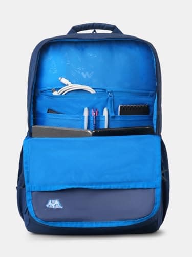 Wildcraft Drifter 45 Laptop Backpack With RainCover for Man & Women, 45L Ideal bags for men Office use/School/College Boys and Girls, 4 Compartment Bag, Navy 5