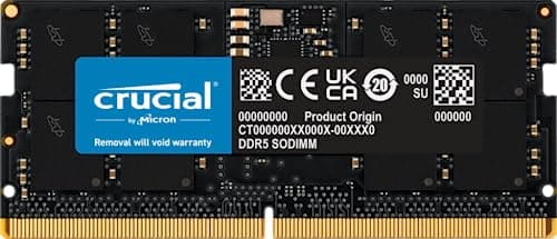 Crucial CB16GS4800 16GB (16GBx1) DDR5 4800MHz Laptop RAM