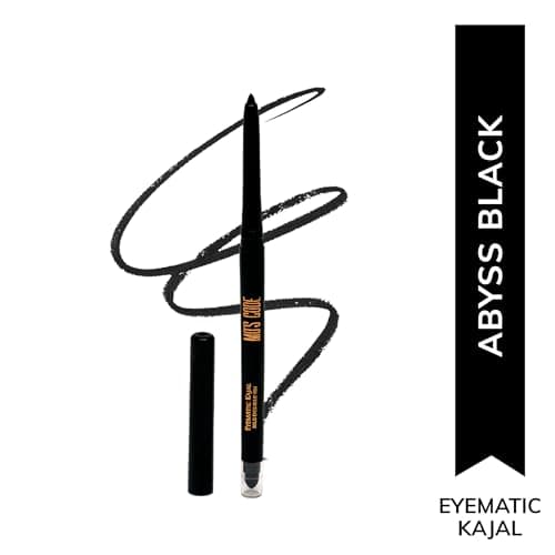 MO'S CODE-Eyematic Kajal|Bold Eyes Bold You|Waterproof and Smudgeproof|Long Lasting|Single Stroke Application|Paraben & Alcohol Free|Matte Finish|Plant Based|Cruelty Free|0.4gm|Emerald 2