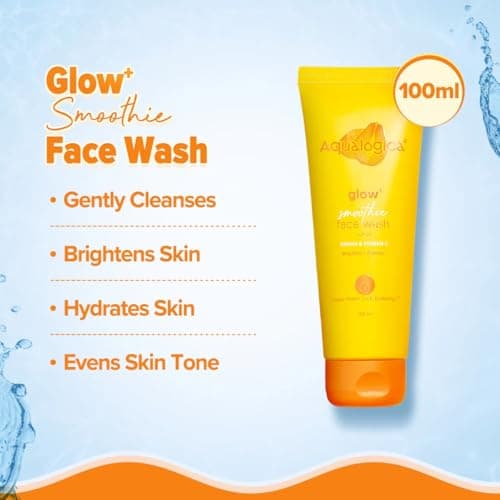 Aqualogica Glow+ Dewy Skin Combo | Face Wash + Sunscreen | 100 g + 50 g 3