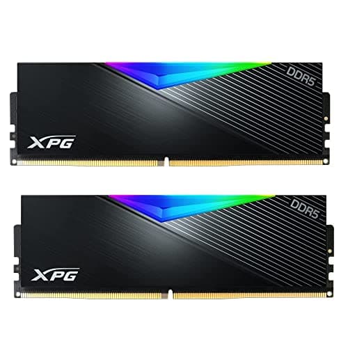 XPG Adata Lancer RGB 32GB (1 * 32GB) DDR5 6000 Mhz CL 30-40-40 1.35V Desktop Ram Memory - AX5U6000C3032G-CLARBK