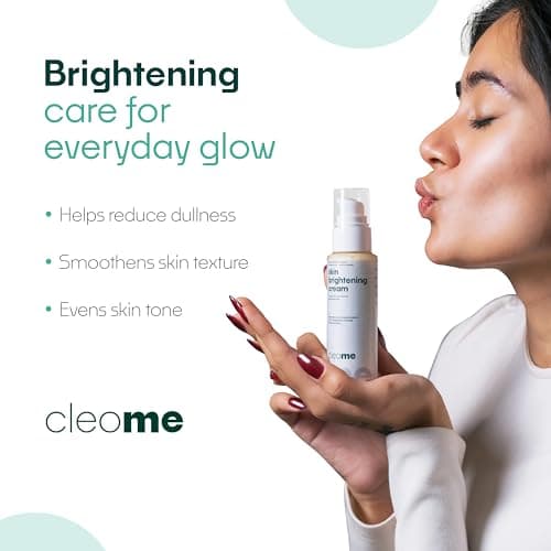 Cleome Skin Brightening Cream for Women & Men with Kojic Acid, Glycolic Acid & Alpha Arbutin | Pigmentation Cream for Dark Spots & Uneven Tone | Non-Comedogenic | Dry, Oily, Acne Prone & Normal Skin | 4