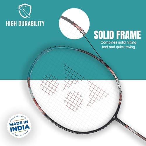 Yonex Badminton Racquet Astrox Attack 9 Turquoise Green G4 4U(80GMS-32LBS)(Made in India), Graphite 4