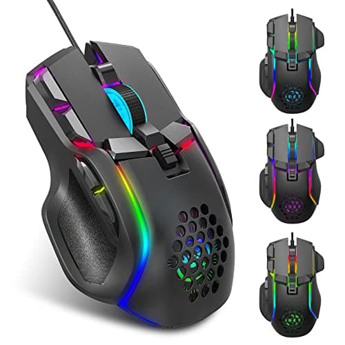 FABLOFT S700 USB Wired Gaming Mouse up to 12800 DPI for Windows for PC and Notebook|Computers/Tablets & Networking | Keyboards, Mice & Pointers | Mice, Trackballs & Touchpads|1 Piece Mouse 5