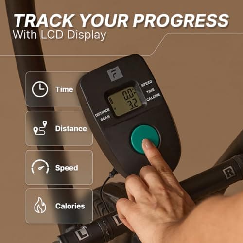 Fitkit Dual Action 2-in-1 Air Bike | Moving & Fixed Handles Exercise Cycle | Adjustable Seat & Anti-Slip Pedals | Direct Resistance | 120 kg Max Weight | 1 Year Warranty Home Use Exercise Bike 5