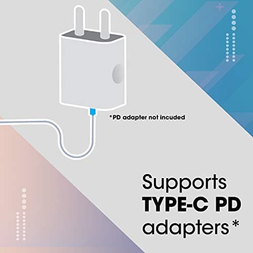 Zebronics ZEB-CL1000M, Apple Certified MFI Type-C to Lightning Cable - Fast Charging 20W / 3A - Made for iPhone/iPad/iPod - Compatible with Type-C PD Adapter - 1 Meter (Black) 3