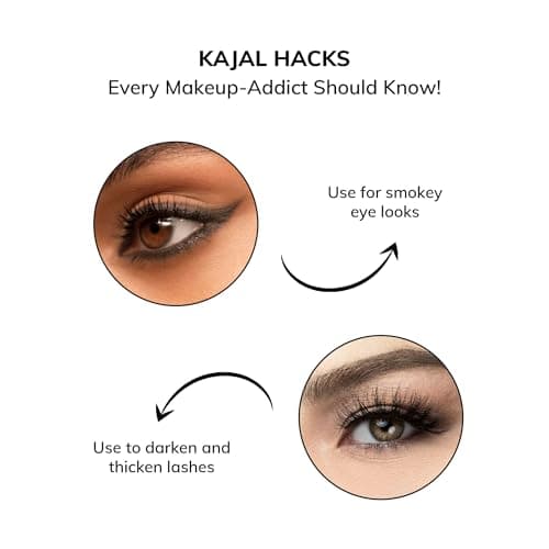 MO'S CODE-Eyematic Kajal|Bold Eyes Bold You|Waterproof and Smudgeproof|Long Lasting|Single Stroke Application|Paraben & Alcohol Free|Matte Finish|Plant Based|Cruelty Free|0.4gm|Emerald 5
