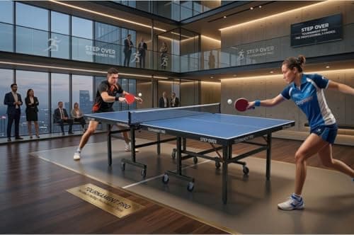 Step Over Tournament PRO 25MM Heavy Duty ||Laminated Top 25MM|| High Performance||Schools||Resorts||Clubs|| TT Academy ||Free TT Table Cover + 2 TT Racket & Balls||Limited Edition 2026 2