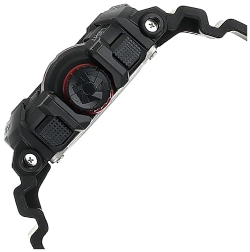 Casio G-Shock GA-400-1BHDR Black & Red Analog-Digital Dial Black Resin Strap Men's Watch Shock and 200M Water Resistant G566 3