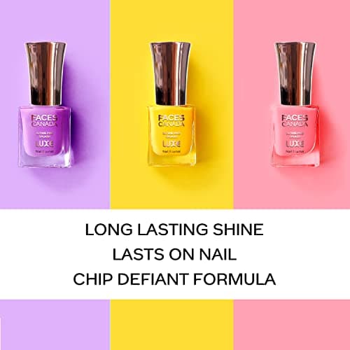 FACES CANADA Ultime Pro Splash Luxe Nail Enamel - Bloody Mary (L59), 12ml | Glossy Finish | Quick Drying | Long Lasting | High Shine | Chip Defiant | Even-Finish | Vegan | Non-Toxic | Ethanol-Free 2