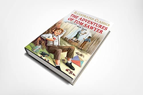 The Adventures of Tom Sawyer : llustrated Abridged Children Classic English Novel with Review Questions (Hardback 3