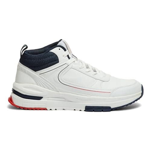 Campus Men's OG-23 PRO Sneakers WHT/Navy - 8UK/India 2