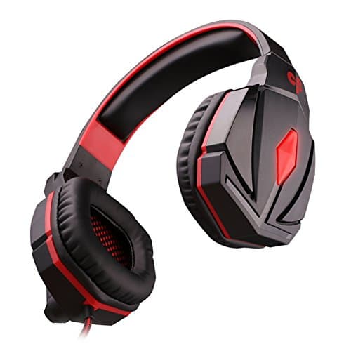 Cosmic Byte Over the Ear Headphone with Mic & LED - G4000 Edition (Red) 5