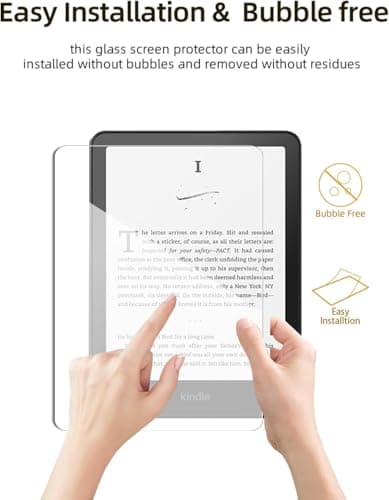 VERTUS® Premium Tempered Glass Screen Protector for All-new Kindle Kindle Paperwhite 6.8" (11th Gen-2023/2021) || Paperwhite Signature Edition 6.8" || Paperwhite Kids 6.8" (11th Gen) [2-PACK] 5