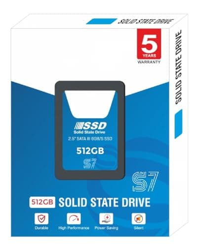 A1TECH 512GB 2.5 Inch SATA Internal SSD - Read: 550MB/s & Write: 500MB/s - Solid-State Drive 5 Year Warranty (512, GB) 2