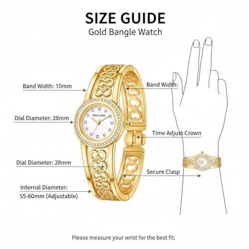 CLEO Be Bold Be You Luxury Gold Fashion Watch for Women | Jewellery Inspired Bracelet Wrist Watch 5