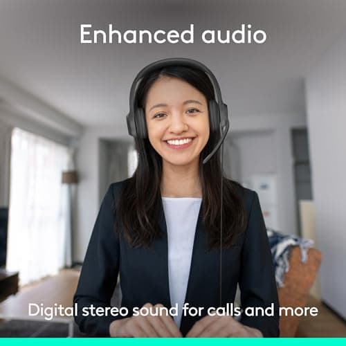 Logitech H390 Type-C Wired Headset for PC/Laptop, Stereo Headphones with Noise Cancelling Microphone, USB-C, in-Line Controls, Works with Chromebook - Graphite 2