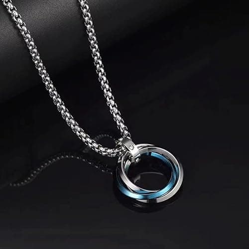 MIAMI Anti Tarnish Stainless Steel Rocky Locket Neck Chain for Man | Stylish Pendant for men Necklace | Jewellery Accessories for Boys | Jewelry | Gifts for Boyfriend & Husband | Valentine Gift -28 3