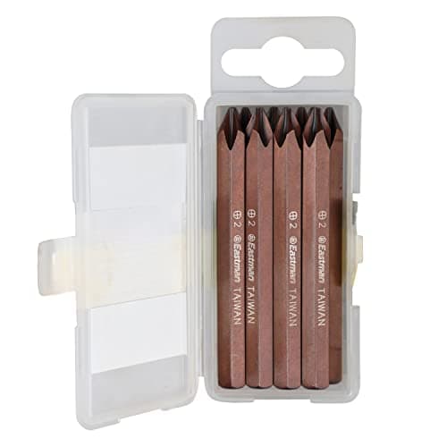 Eastman Spare Bit For Impact Driver Pack Of 12 Pcs, 5/16 Hex Bit In Material S2 + Charmber Ph2 Screw Driver Bits Heavy Duty Hand Tools Sets (EIDB-5080) 2