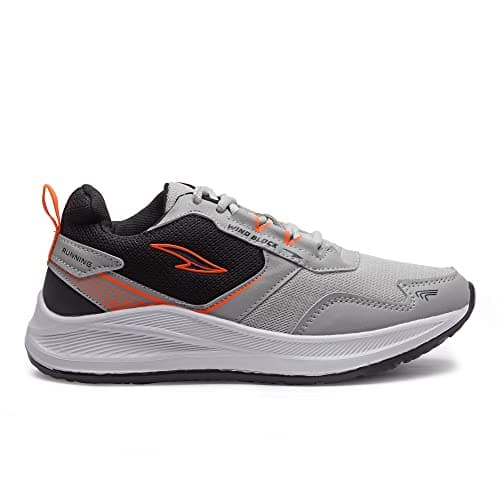 ASIAN Men's Thar-01 Sports Running, Walking & Extra Jump Casual Gym Shoes with Eva Sole (Grey),UK 9 5
