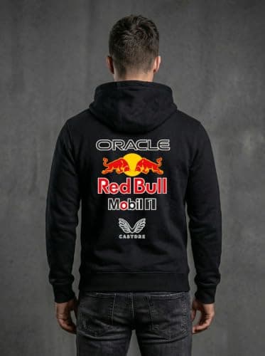 THE SOUTH STORE Mens Black Full Sleeve Graphic Printed Hooded Sweatshirt | Formula 1 Printed Hoodie Collection for Women and Men | Hoodies f1 Motorsport 5