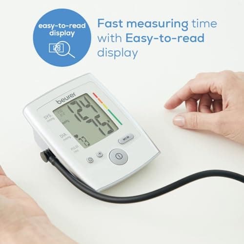 Beurer BM35 Fully Automatic Digital Blood Pressure Monitor with Large Display/Color - Grey 3