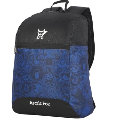 Arctic Fox 17 Liters Tuition Backpack (Dope Printed Dark Denim) 3