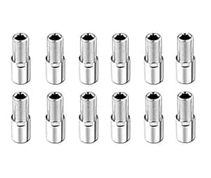 NEW WARE CP Brass Extension Nipple 2.5 Inch Chrome Finish Corrosion Resistant Pipe Fitting Tap Cock and Pipe Joiner for Plumbing Systems Pack of 12