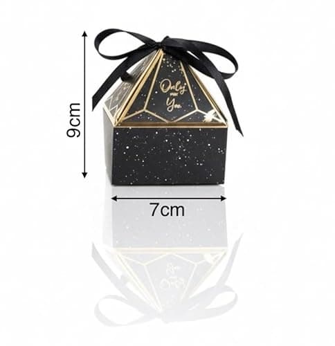 Little Blooms Gift Box With Ribbon - Decorative Hamper Boxes for Gift Empty, Multipurpose Foldable Gift Packing Box for Hamper - Perfect for Weddings, Birthdays, and Special Occasions (Mix, Box-20pcs) 4