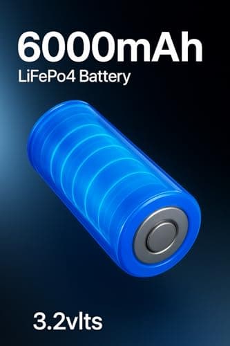 6000mahLiFepo4 Cell, HX 32700-3.2V Lithium ion Phosphate,2000+ Duty Cycle,Lithium ion Phosphate BIS Approved A Grade Cells I Pack of 4 Nos I for DIY Battery Pack Making of 12V,6Ah, Solar Projects 3