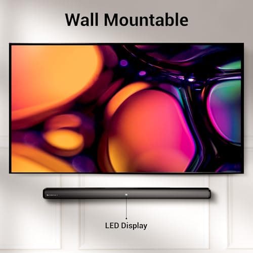 ZEBRONICS Juke BAR 4100 Soundbar, 200 Watts, Virtual 5.1, Quad Driver Soundbar, 6.5" Subwoofer, Wall Mountable, Bluetooth v5.0 | HDMI (ARC) | Optical in | USB | AUX 3