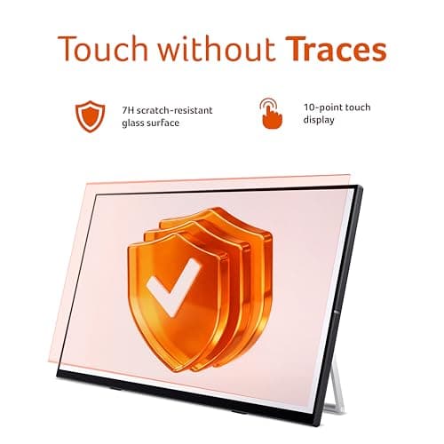 Acer UT272 27 Inch Touch Screen Monitor | Full HD IPS | 10-Point Multi-Touch | 7H Scratch-Resistant Glass | 75Hz AdaptiveSync | HDMI, DisplayPort, USB HUB | Built-in Speakers | Energy Star | Black 2