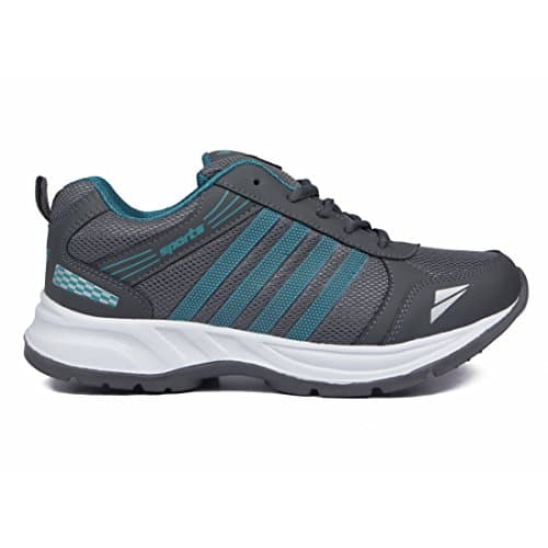 ASIAN Shoes Men's Running Shoes Grey Firozi Mesh 8 UK/Indian 4