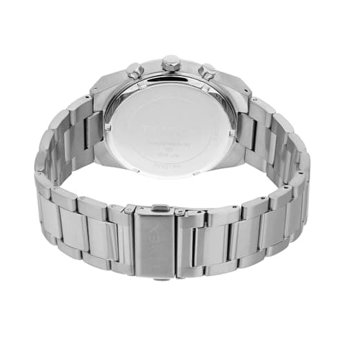 TIMEX Analog Watch for Men with Teal Dial & Silver Stainless Steel Bracelet Band - Water Resistant Men's Wrist Watches -TWEG297SMU04 4