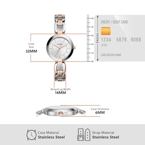 Fossil Kerrigan Silver Watch BQ3341 3