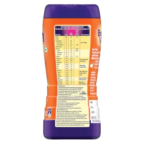 Bournvita Chocolate Nutrition Drink, 500 g Jar 3