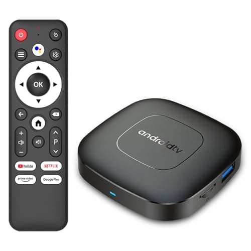 WRADER 4K Android TV Box with HDR Video Playback Support, 4GB RAM+32GB ROM Built-in Chromecast Android Version 16, Rockchip 3518 Processor Smart OTT Box (Black, Mini Size, Google Assistant Working)
