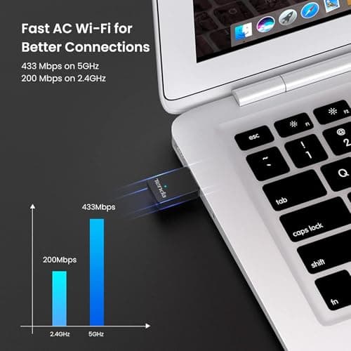 Tenda U9 AC650 Dual Band Wireless USB Adapter for PC, Desktop and Laptop, Mini Size, Plug & Play, Supports Windows XP/7/8/8.1/10 3