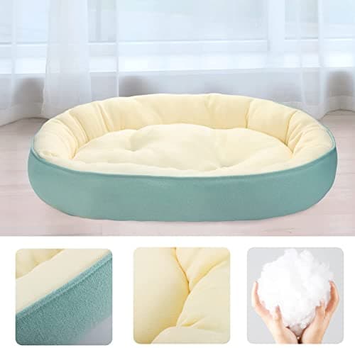 PAWSOME Dog Bed for Dogs & Cats, Durable Warm Dog Bed, Washable Sleeping Puppy Bed, Soft Calming Cat Beds for Indoor,Outdoor(Large Sky) 3