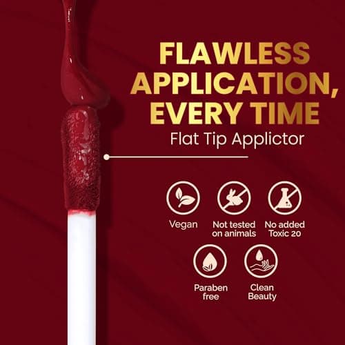 Parul Garg Beauty Silk Matte Liquid Lipstick | Long-Lasting & Smudge-Proof | Soft Matte Finish | Vegan & Clean Beauty | Hydrates with Shea Butter & Vitamin E (Primrose, 3 ml) 5
