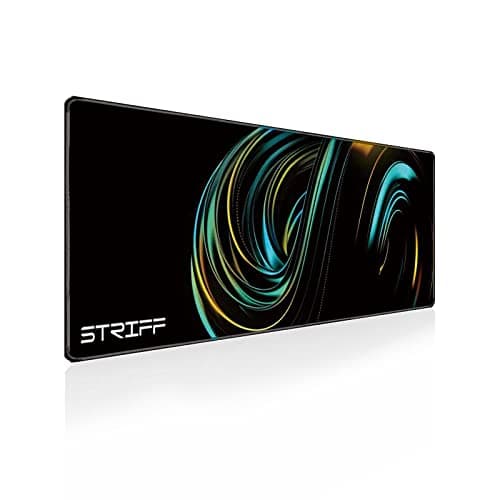 STRIFF Extended Size (800 mm x 300 mm x 2 mm) Gaming Mouse Pad| Stitched Edges| Non-Slip Rubber Base 2