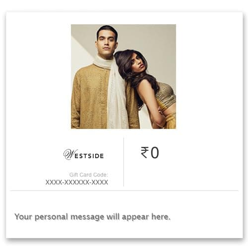 Westside | E-Gift Card | Instant Delivery | Redeemable In Store | 6 months validity