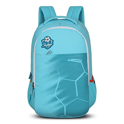 Skybags Kick 24L Adjustable Strap Polyester Blue Laptop Backpack (One Size)