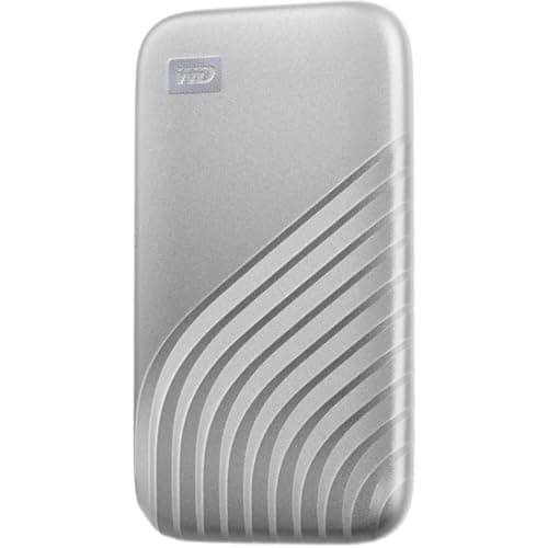 WD My Passport™ SSD 2TB Silver, 1050MB/s Read, 1000MB/s Write, PC & Mac Compatiable, 5 Year Warranty 2