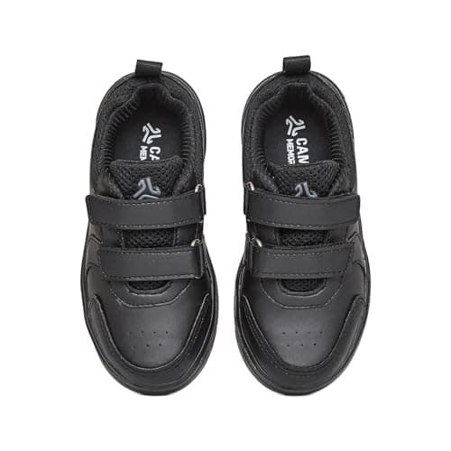 Campus Kids CS-26106V All Black School Shoes - 12UK/India 1 Pair 4